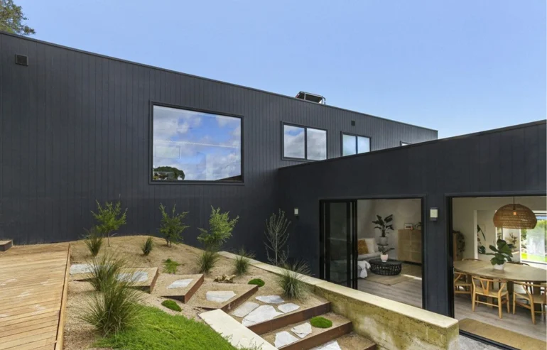 Two Storey Modular Home Rye Exterior Backyard